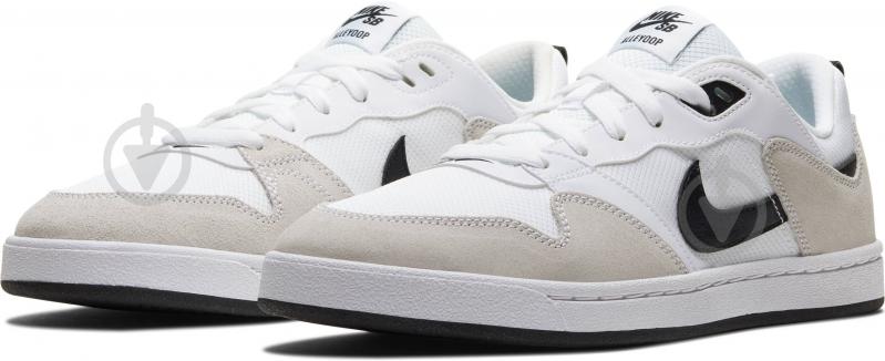 Кроссовки мужские демисезонные Nike SB ALLEYOOP CJ0882-100 р.45 белые - фото 1