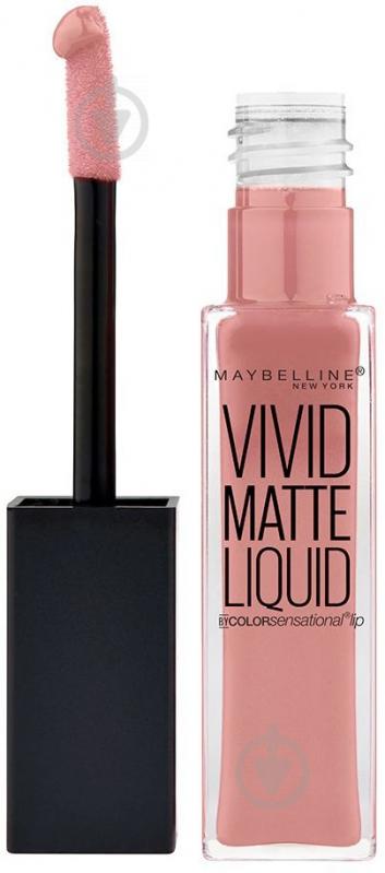 Блиск для губ Maybelline New York Color Sensational Vivid Matte 50 Nude Thrill 8 мл - фото 2