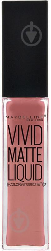 Блиск для губ Maybelline New York Color Sensational Vivid Matte 50 Nude Thrill 8 мл - фото 1