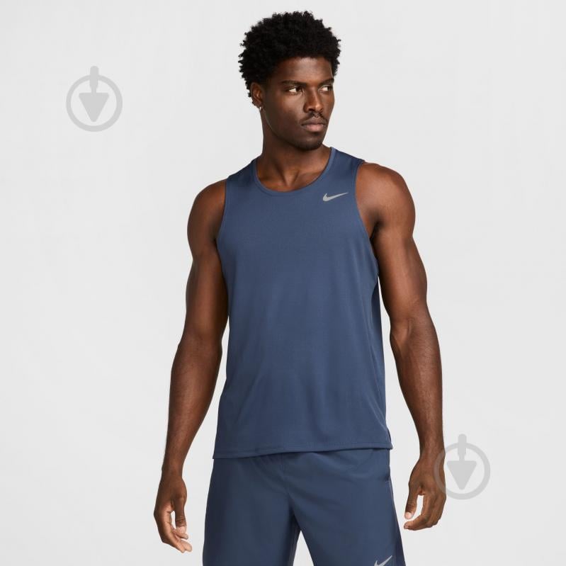 Майка Nike M NK DF MILER TANK DV9321-437 р.2XL голубой - фото 1 Майка Nike M NK DF MILER TANK DV9321-437 р.2XL голубой - фото 1