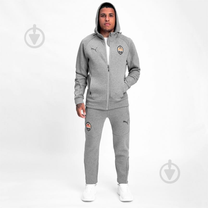 Куртка мужская Puma FCSD Casuals Hooded Jacket 76411809 р.M серая - фото 7