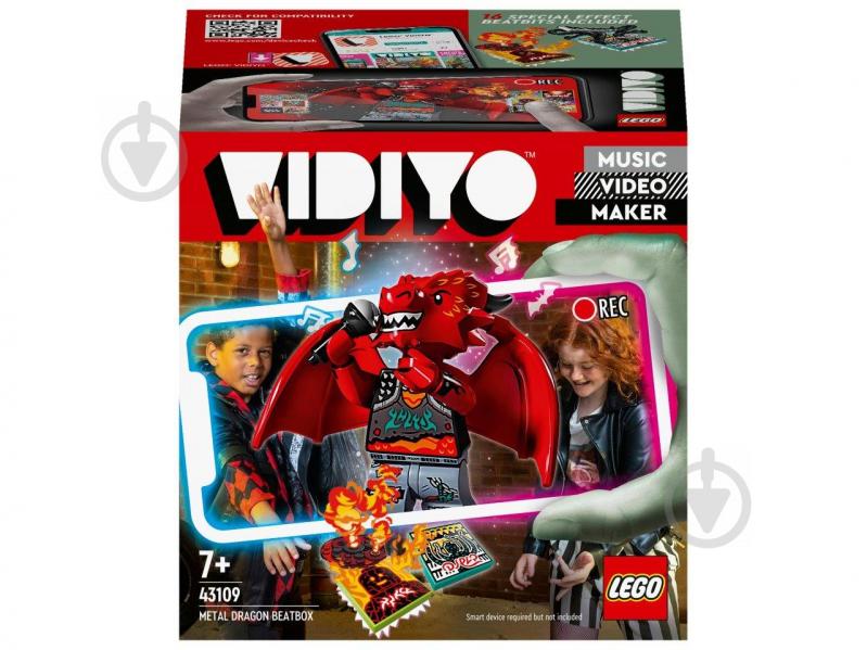 Конструктор LEGO Vidiyo Metal Dragon BeatBox (Битбокс Дракона-Металлиста) 43109 - фото 1