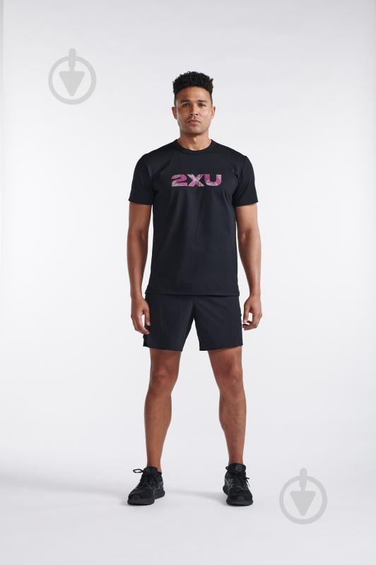 Футболка 2XU CONTENDER TEE MR6981a_BLK/SCA р.XL черный - фото 2