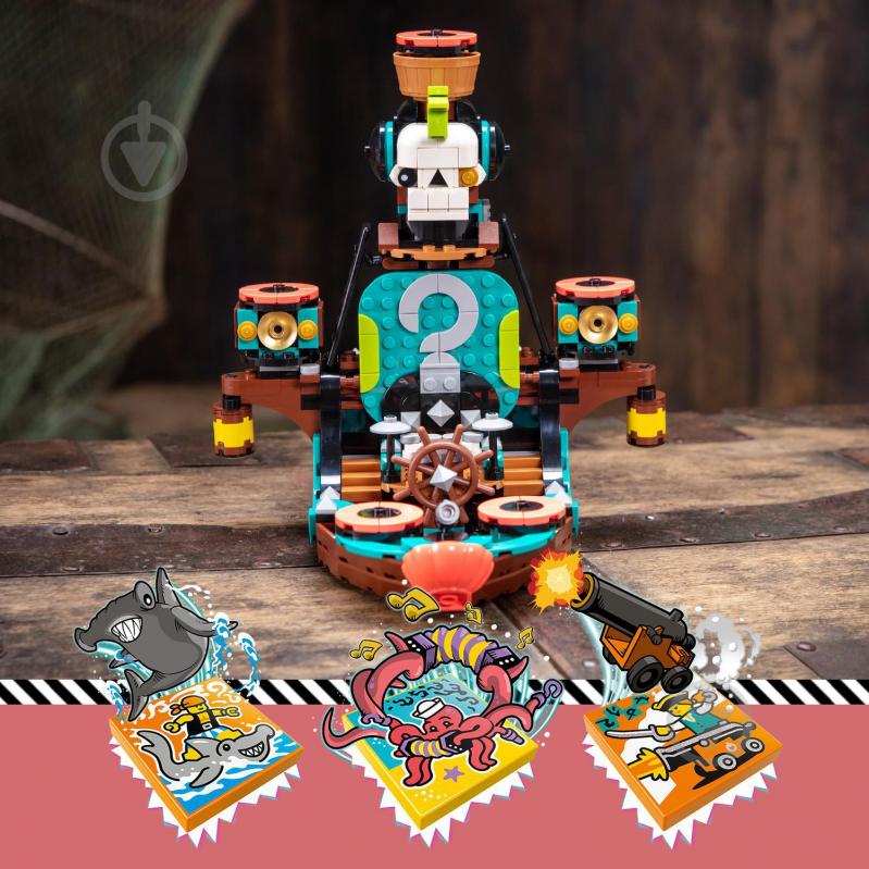 Конструктор LEGO Vidiyo Punk Pirate Ship (Корабль Пирата Панка) 43114 - фото 6