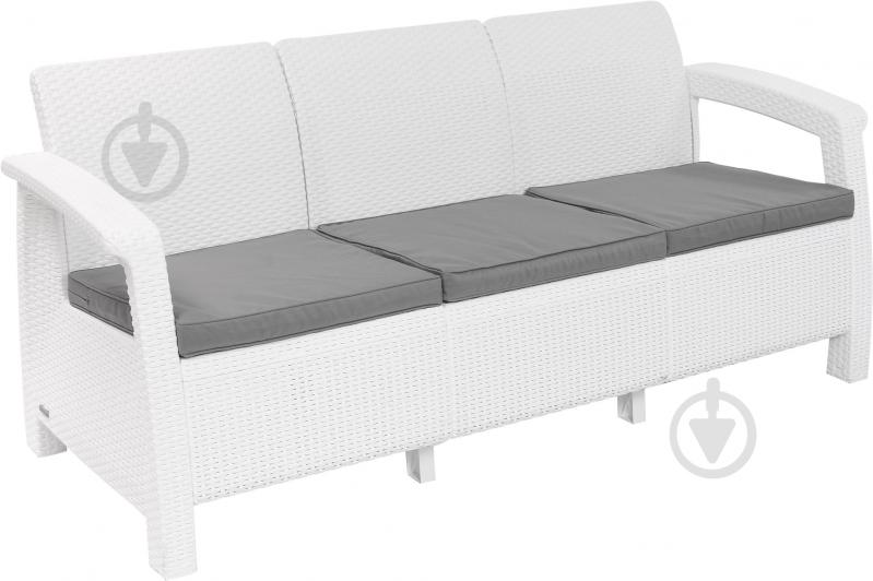 Диван садовый Keter Corfu love seat max 70х182 см белый - фото 1