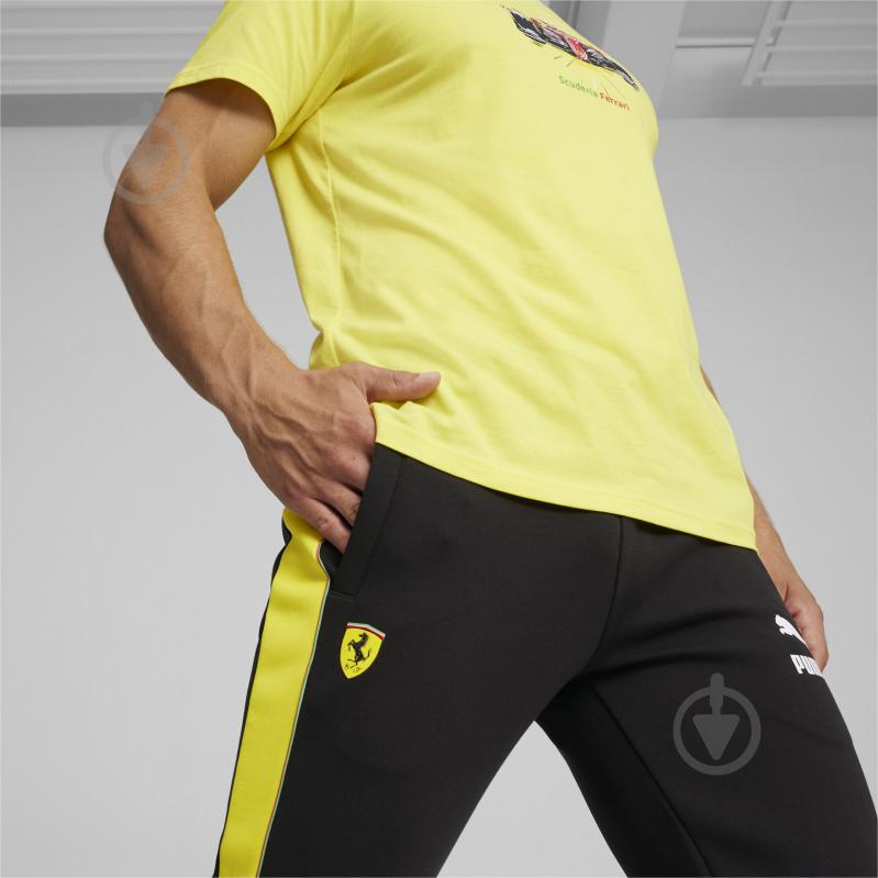 Штани Puma FERRARI RACE ICONIC T7 TRACK PANTS 62519901 р. S чорний - фото 5