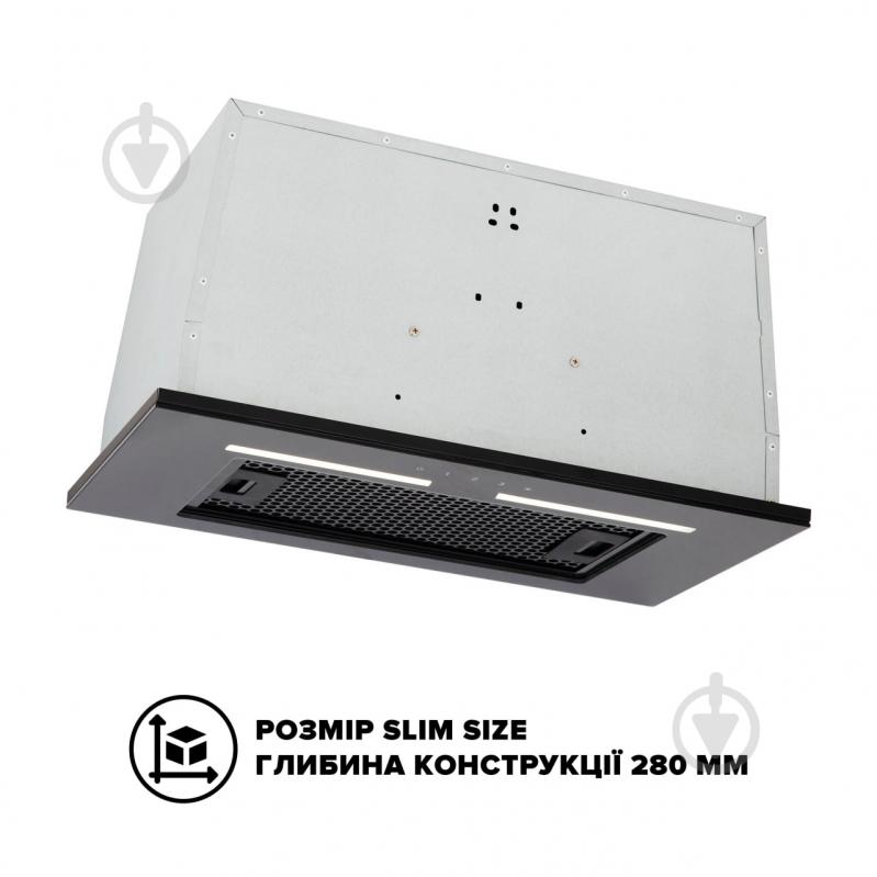 ВИТРИНА! Вытяжка Interline SWAY BL A/60 GL/S - фото 7