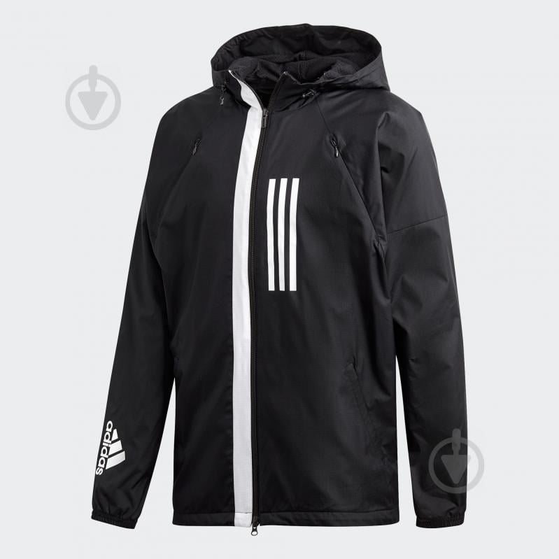 Вітрівка чоловіча демісезонна Adidas M WND JKT FL DZ0052 р.M чорна - фото 1