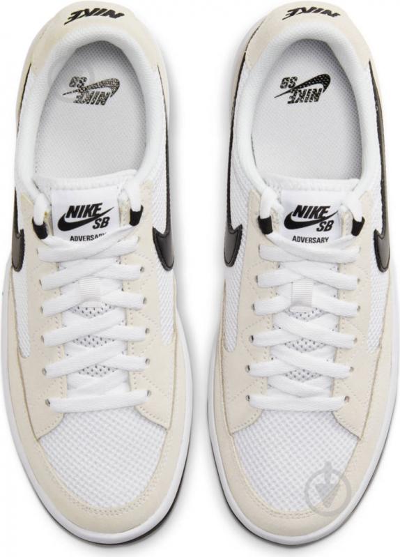 Кросівки чоловічі демісезонні Nike SB ADVERSARY CJ0887-100 р.47,5 білі - фото 7
