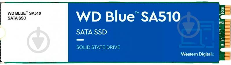 SSD-накопитель Western Digital 500GB M.2 SATA III (WDS500G3B0B) - фото 1