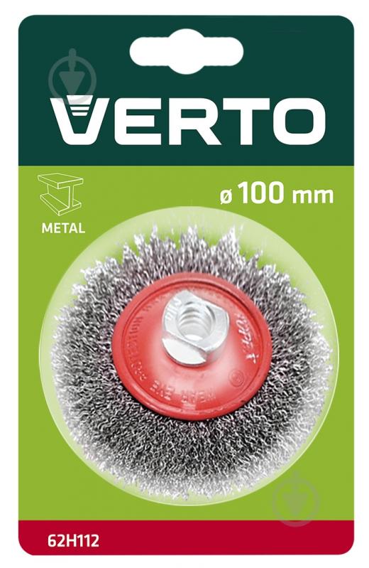Щітка дискова 100 мм x M14 Verto 62H112 - фото 3