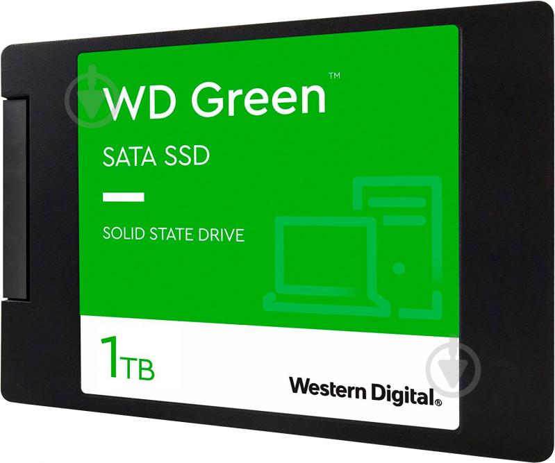 SSD-накопитель Western Digital Green 1000GB 2,5" SATA III 3D TLC NAND (WDS100T3G0A) - фото 3