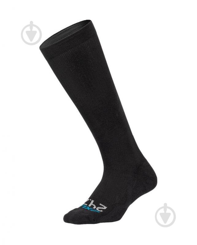 Шкарпетки 2XU 24/7 COMPRESSION SOCKS UA5690e_BLK/BLK р.M1 чорний - фото 1