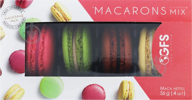 Тістечко Gulfstream "Macarons MIX" 56 г - фото 1 Тістечко Gulfstream "Macarons MIX" 56 г - фото 1