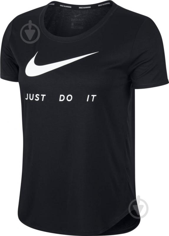 Футболка Nike W NK TOP SS SWSH RUN CJ1970-010 р.M черный - фото 1 Футболка Nike W NK TOP SS SWSH RUN CJ1970-010 р.M черный - фото 1