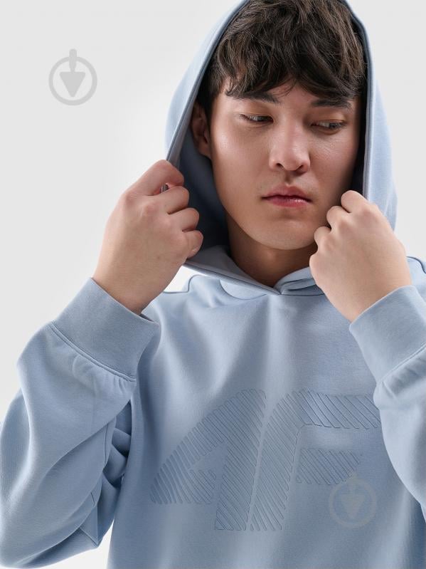 Джемпер 4F SWEATSHIRT M1621 4FWSS25TSWSM1621-34S р.XL блакитний - фото 2 Джемпер 4F SWEATSHIRT M1621 4FWSS25TSWSM1621-34S р.XL блакитний - фото 2