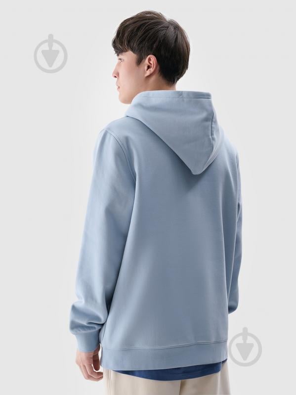 Джемпер 4F SWEATSHIRT M1621 4FWSS25TSWSM1621-34S р.XL блакитний - фото 3 Джемпер 4F SWEATSHIRT M1621 4FWSS25TSWSM1621-34S р.XL блакитний - фото 3