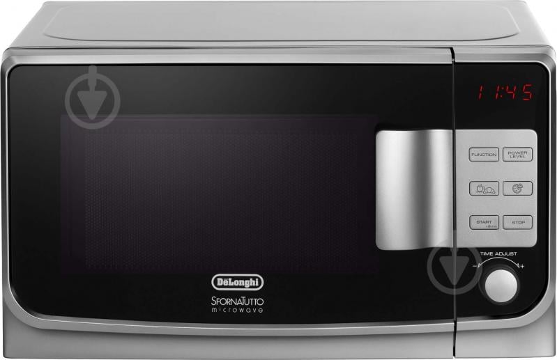 Микроволновая печь Delonghi MW 20 GP Silver - фото 1 Микроволновая печь Delonghi MW 20 GP Silver - фото 1