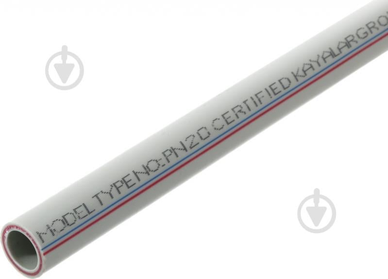 Труба армированная ETS PP-R PN20 d20 4 м - фото 1