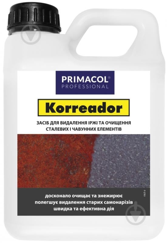 Средство для удаления ржавчины Korreador PRIMACOL DECORATIVE 1 л - фото 1