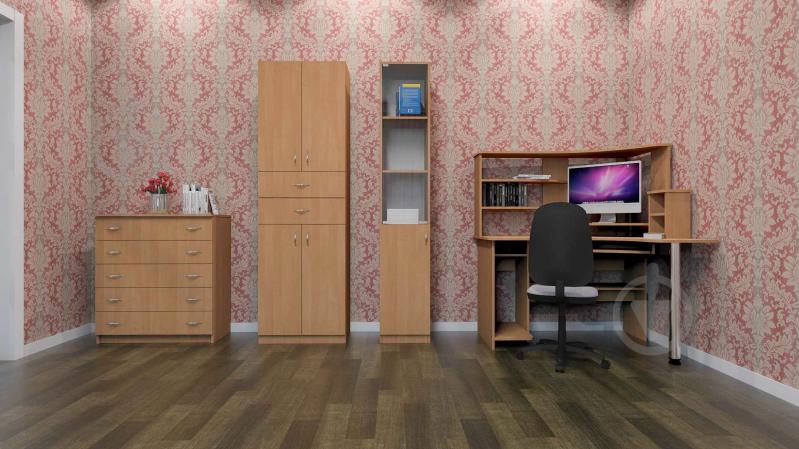 Шкаф Компанит КШ-9 венге - фото 2