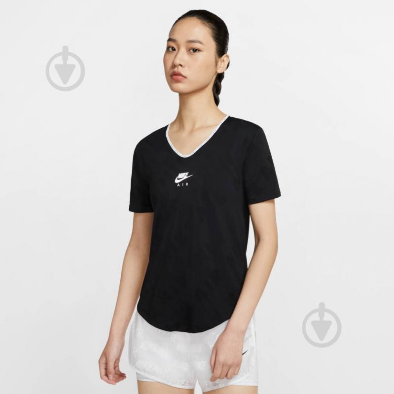 Футболка Nike W NK AIR TOP SS CJ2064-010 р.L черный - фото 4