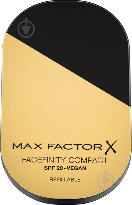 Пудра компактная Max Factor FACEFINITY SPF 20 (01) Porcelain 10 г - фото 1