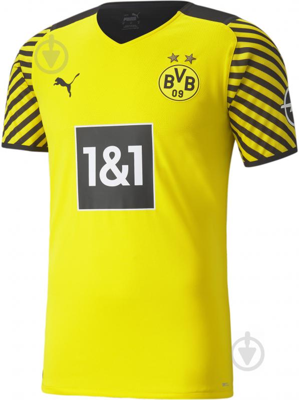 Футболка Puma BVB HOME AUTHENTIC Shirt 75903401 р.XL желтый - фото 1