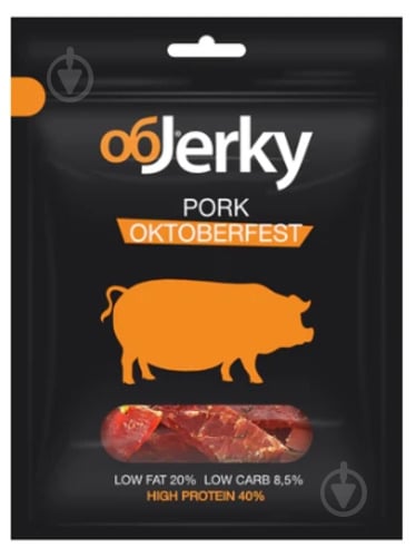 Снеки Objerky Свинина Октоберфест в'ялена - фото 1