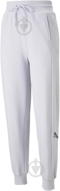 Брюки Puma PUMA POWER NOVA SHINE COLORBLOCK HIGH-WAIST PANTS TR 67444768 р. XL голубой - фото 1