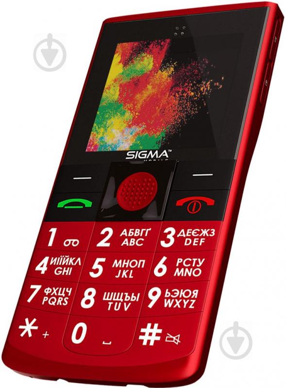 Мобільний телефон Sigma mobile Comfort 50 Solo red - фото 3