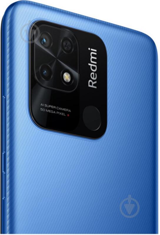 Смартфон Xiaomi Redmi 10C 4/64GB ocean blue (942512) - фото 4