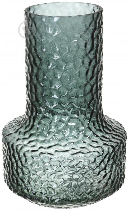 Ваза для цветов Texture 1026GREEN 26 см зеленая - фото 1 Ваза для цветов Texture 1026GREEN 26 см зеленая - фото 1