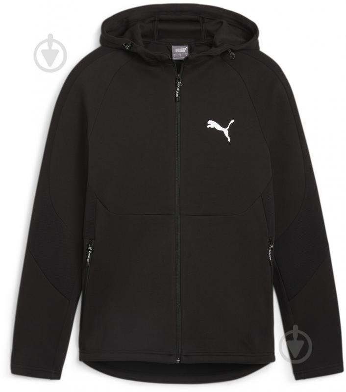 Джемпер Puma EVOSTRIPE FULL-ZIP HOODIE DK 67899501 р.XL чорний - фото 1