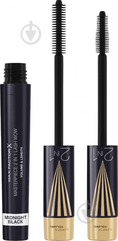 Туш Max Factor MASTERPIECE 2in1 LASH WOW чорний 7 мл 7 г - фото 1 Туш Max Factor MASTERPIECE 2in1 LASH WOW чорний 7 мл 7 г - фото 1