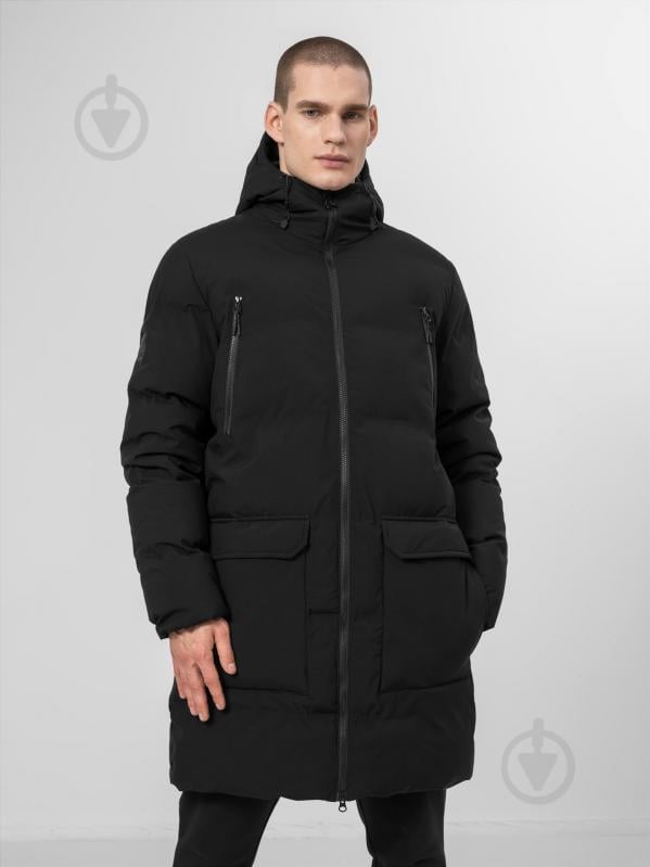 Куртка чоловіче зимове 4F JACKET KUMP010 H4Z22-KUMP010-20S р.S чорне - фото 3