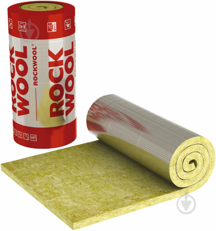 Базальтова вата ROCKWOOL KLIMAMAT ALU LAMELLA MAT 30 мм 8 кв.м - фото 1