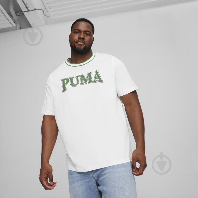 Футболка Puma SQUAD BIG GRAPHIC TEE 67896753 р.M білий - фото 4