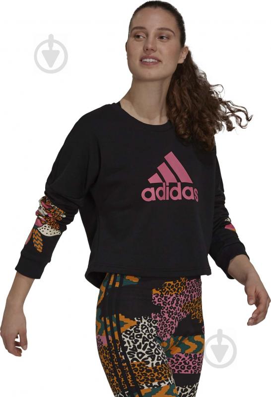 Світшот Adidas W FARM G SWT H45137 р. XL чорний - фото 7