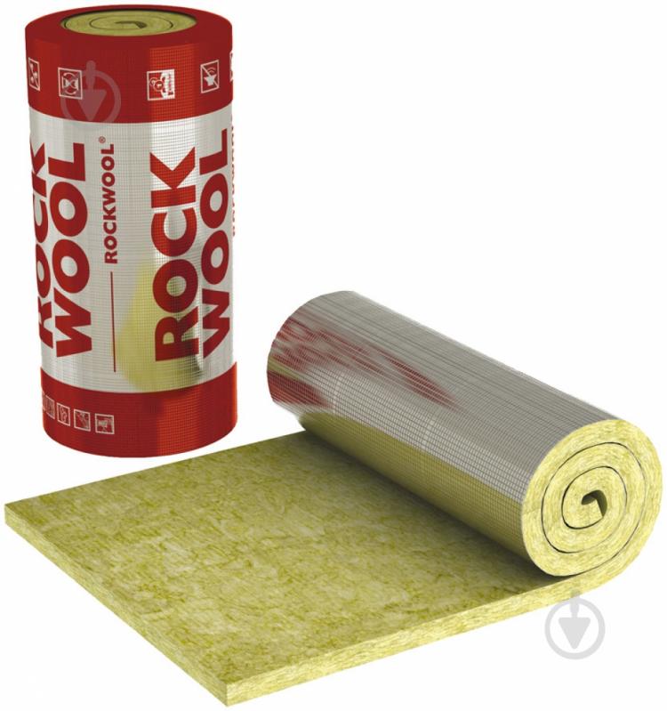 Базальтовая вата ROCKWOOL KLIMAMAT ALU LAMELLA MAT 50 мм 5 кв.м - фото 1