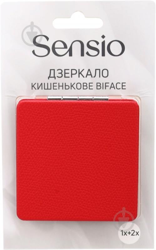 Зеркало косметическое Sensio Biface красное LTZ26-01 - фото 1