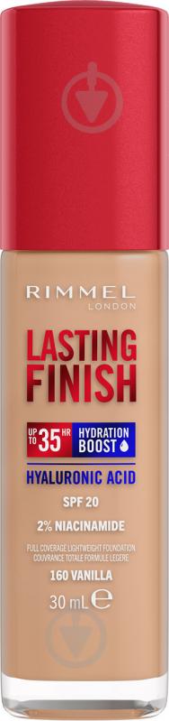 Тональна основа Rimmel London LASTING FINISH 35H (160) Vanilla 30 мл - фото 1