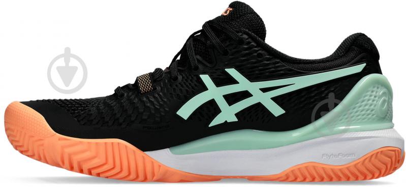 Кросівки жіночі демісезонні Asics GEL-RESOLUTION 9 PADEL 1042A245_001 р.39 чорні - фото 2