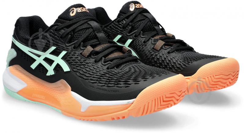 Кросівки жіночі демісезонні Asics GEL-RESOLUTION 9 PADEL 1042A245_001 р.39 чорні - фото 4