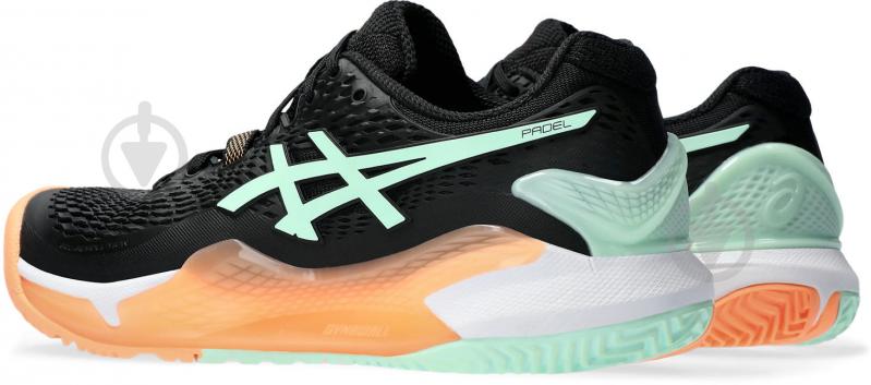 Кросівки жіночі демісезонні Asics GEL-RESOLUTION 9 PADEL 1042A245_001 р.39 чорні - фото 5