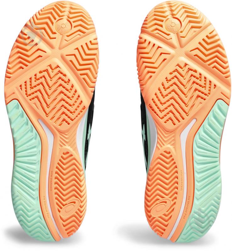 Кросівки жіночі демісезонні Asics GEL-RESOLUTION 9 PADEL 1042A245_001 р.39 чорні - фото 8