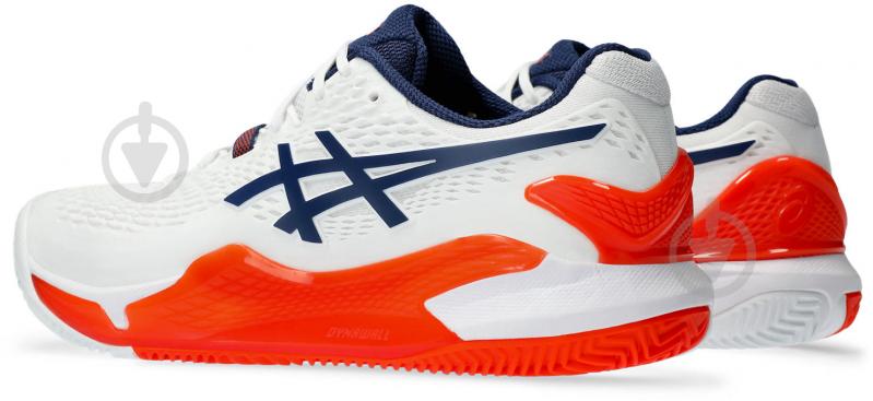 Кросівки чоловічі Asics GEL-RESOLUTION 9 CLAY 1041A375_102 р.43,5 білі - фото 5