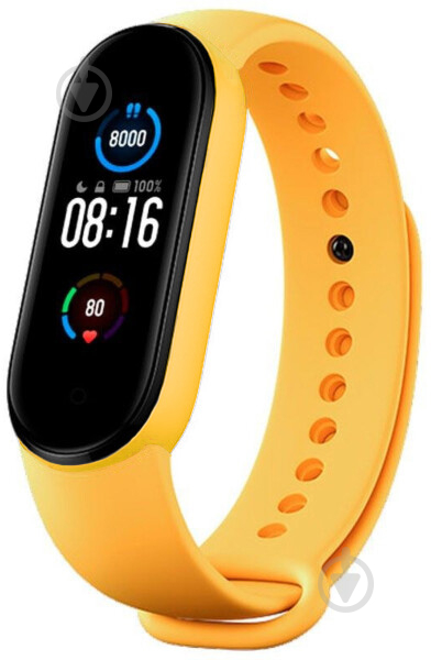 Ремінець для фітнес-браслета Xiaomi Mi Band 6 yellow - фото 1