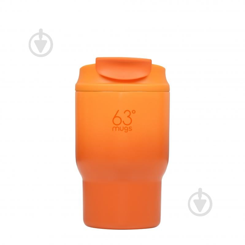 Термочашка 63MUGS Drive 360 мл Зажигательная оранжевая - фото 1