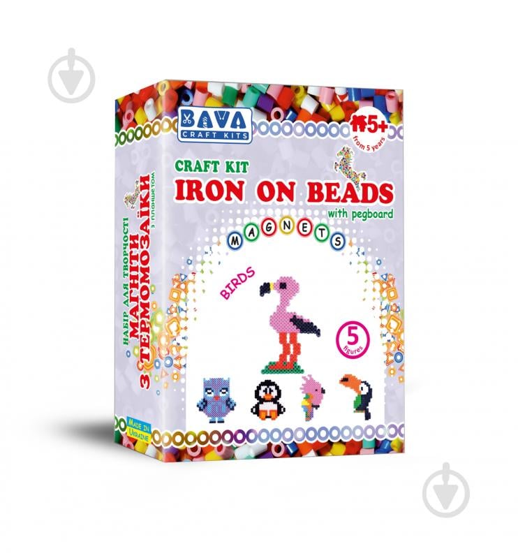 Термомозаїка Умняшка "Магніти з термомозаїки "Птахи" ТМ-005 - фото 1